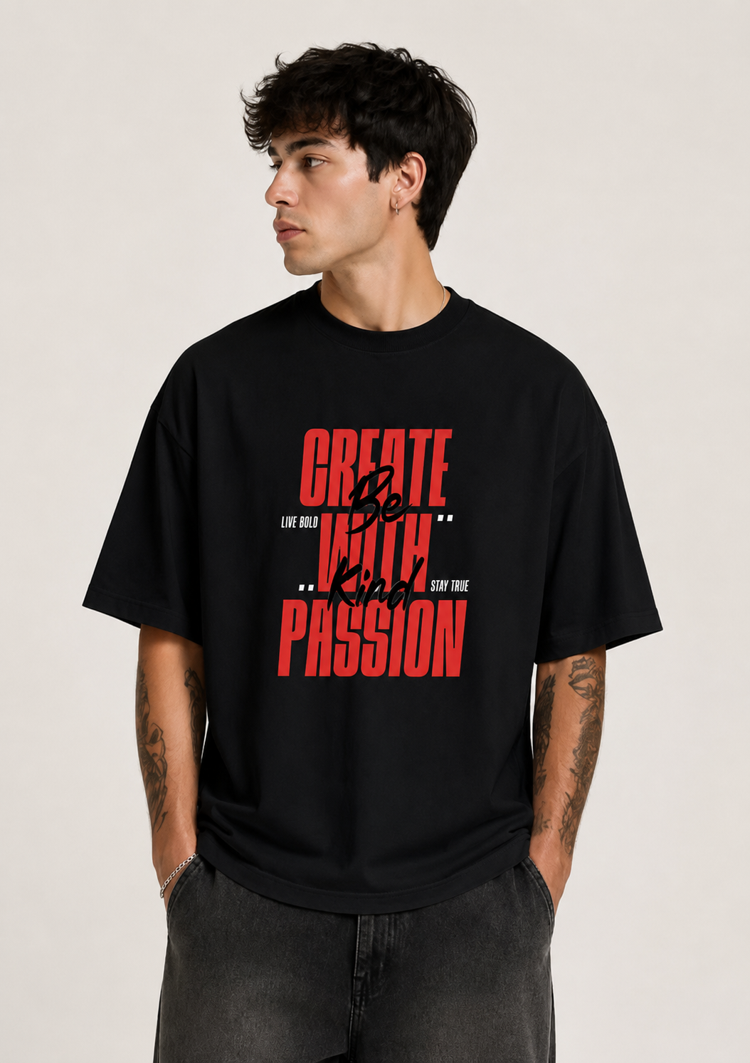 220 GSM Oversized  T-Shirt