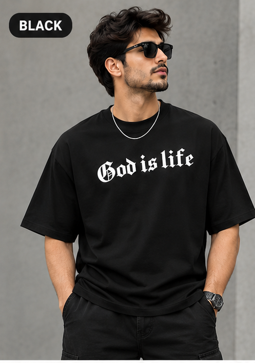 God's life printed t-shirt