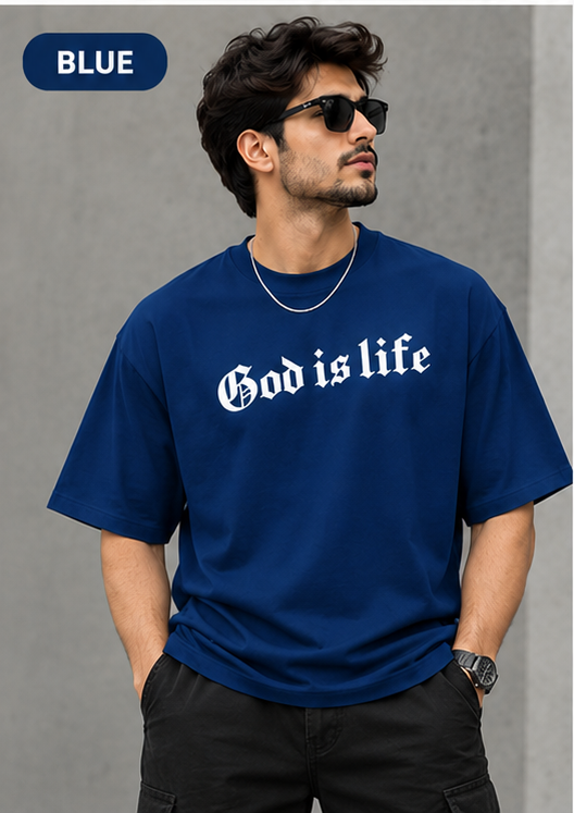 God's life printed t-shirt