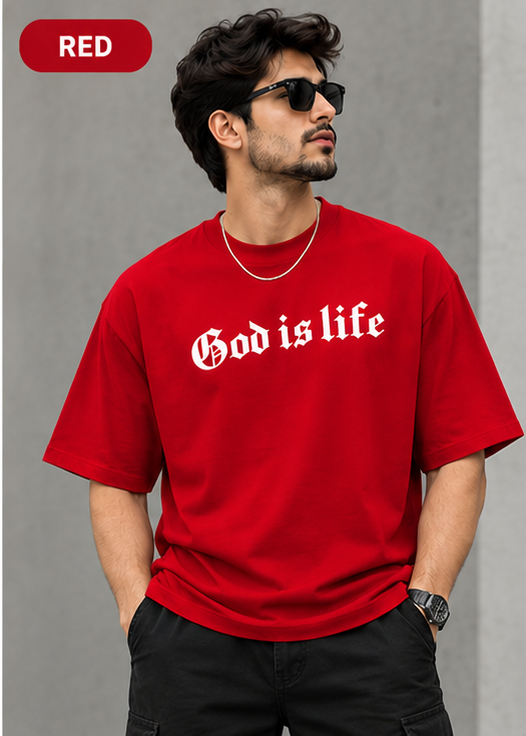 God's life printed t-shirt