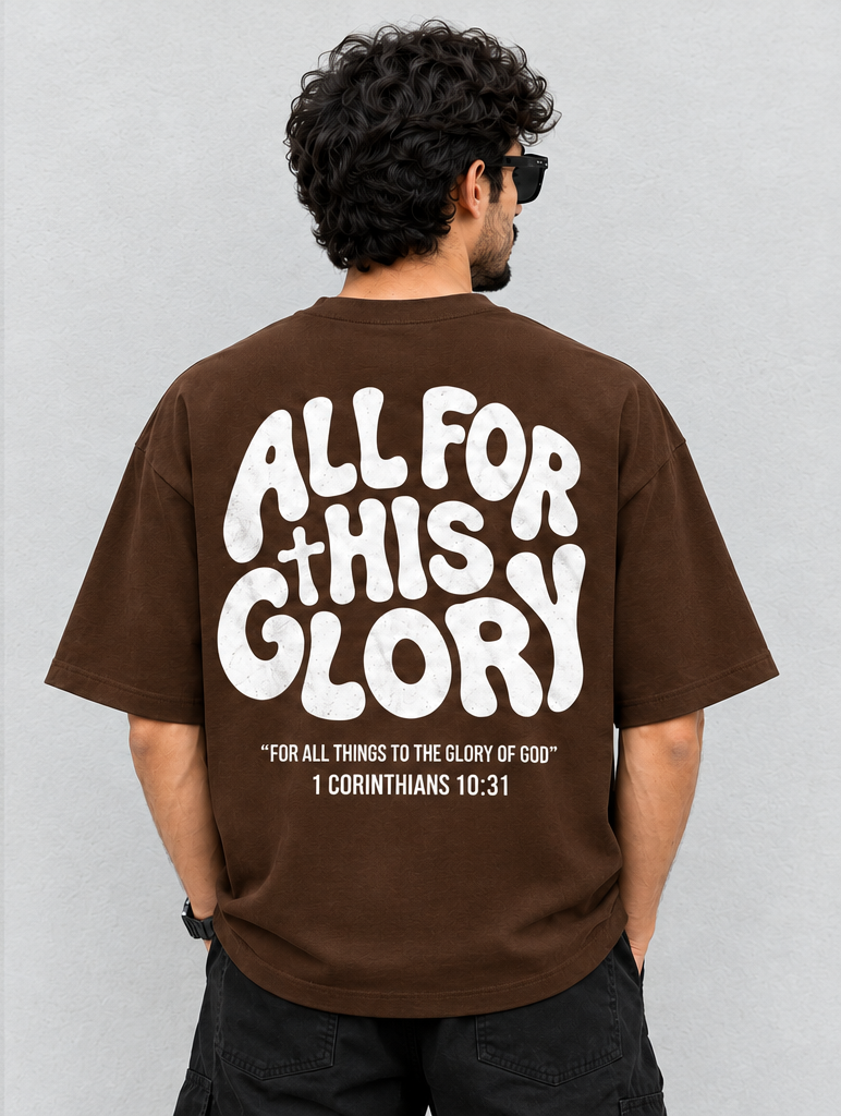All for this glory printed T-shirt